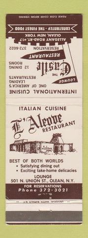 Matchbook Cover - Castle Restaurant Olean NY WEAR