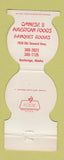 Matchbook Cover - Asia Garden Chinese Anchorage AK