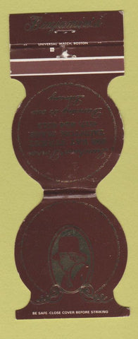 Matchbook Cover - Benjamin's Taunton MA WEAR