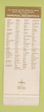 Matchbook Cover - Imperial 400 Motels Seattle WA