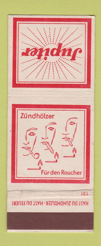 Matchbook Cover - Jupiter German WEAR