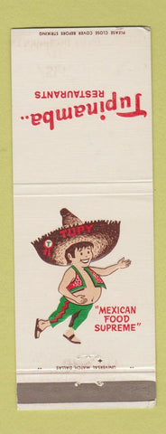 Matchbook Cover - Tupinamba Restaurant Mexican Dallas TX
