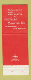 Matchbook Cover - Pete Friedel's Bavarian Inn Memphis TN