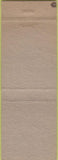 Matchbook Cover - Cavers Klessig Insurance Antigo WI