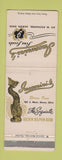 Matchbook Cover - Jacomini's Restaurant Akron OH