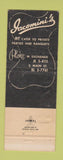 Matchbook Cover - Jacomini's Restaurant Akron OH