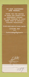 Matchbook Cover - Whitmore Manufacturing 75th Cleveland OH WEAR
