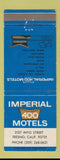 Matchbook Cover - Imperial 400 Motels Fresno CA