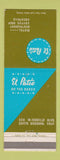 Matchbook Cover - El Patio Motel Restaurant Santa Barbara CA