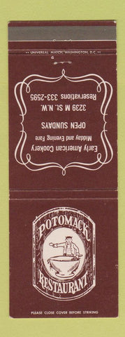 Matchbook Cover - Potomack Restaurant Washington DC?