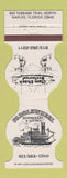 Matchbook Cover - Paddlewheel Restaurant Naples FL
