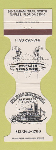 Matchbook Cover - Paddlewheel Restaurant Naples FL