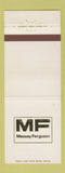 Matchbook Cover - Massey Ferguson Tractors Clarksville TN WEAR