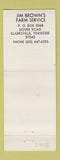 Matchbook Cover - Massey Ferguson Tractors Clarksville TN WEAR