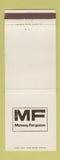 Matchbook Cover - Massey Ferguson Tractors Cameron TX WEAR