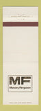 Matchbook Cover - Massey Ferguson Tractors Salt Lake City UT WEAR