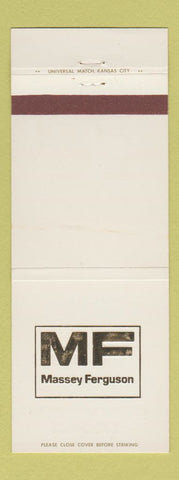 Matchbook Cover - Massey Ferguson Tractors Salt Lake City UT WEAR