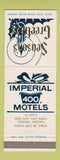 Matchbook Cover - Imperial 400 Motels Christmas Phoenix AZ