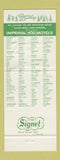 Matchbook Cover - Imperial 400 Motels Christmas Warren OH