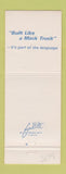 Matchbook Cover - Mack Trucks 75th Seattle WA