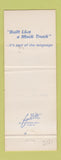 Matchbook Cover - Mack Trucks 75th Fort Worth TX