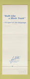 Matchbook Cover - Mack Trucks 75th Dallas TX