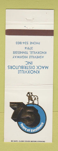 Matchbook Cover - Mack Trucks 75th Knoxville TN
