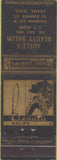 Matchbook Cover - Adele's Beauty Salon Adams MA girlie WEAR