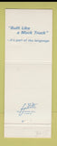 Matchbook Cover - Mack Trucks 75th Omaha NE
