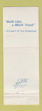 Matchbook Cover - Mack Trucks 75th St Louis MO