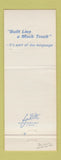 Matchbook Cover - Mack Trucks 75th Kansas City MO
