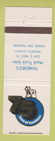 Matchbook Cover - Mack Trucks 75th Wichita KS