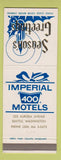 Matchbook Cover - Imperial 400 Motels Christmas Seattle WA