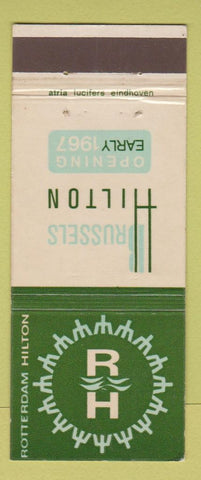 Matchbook Cover - Brussels Hilton Hotel 1967