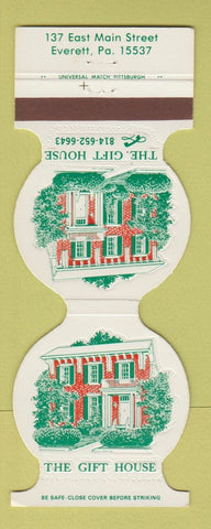 Matchbook Cover - The Gift House Everett PA