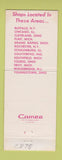Matchbook Cover - Tall Girls Clothes Buffalo Chicago Flint Toledo