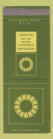 Matchbook Cover - Woodlake Apartments San Mateo CA