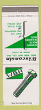 Matchbook Cover - Wisconsin Bolt and Nut