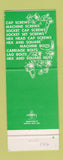 Matchbook Cover - Wisconsin Bolt and Nut
