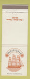 Matchbook Cover - Windjammer Tiburon CA