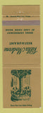 Matchbook Cover - Villa Moderne Restaurant  Chicago IL