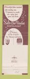 Matchbook Cover - Sali's Club Paradise Restaurant Canon City Colorado