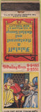 Matchbook Cover - Falstaff Restaurant New York City girlie WEAr
