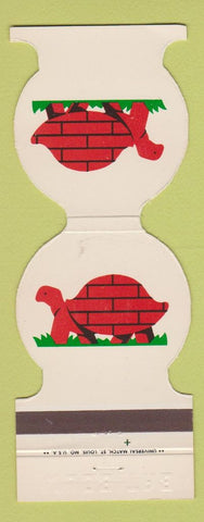 Matchbook Cover - Batibouw Brussels Belgium Turtle