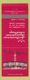Matchbook Cover - Villa Roma San Francisco CA