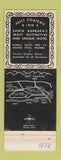Matchbook Cover - Petit Chateau Inn Santa Barbara CA