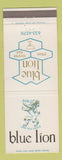 Matchbook Cover - Blue Lion Restaurant Oakland CA