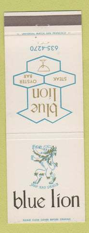 Matchbook Cover - Blue Lion Restaurant Oakland CA
