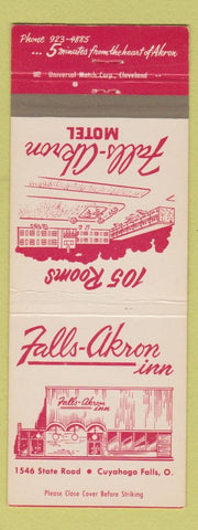 Matchbook Cover - Falls Akron Inn Cuyahoga Falls OH