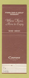 Matchbook Cover - Pima Inn Golf Resort Scottsdale AZ